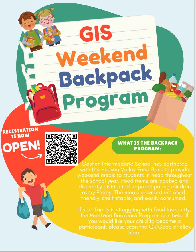 Flier for GIS Weekend Backpack Program