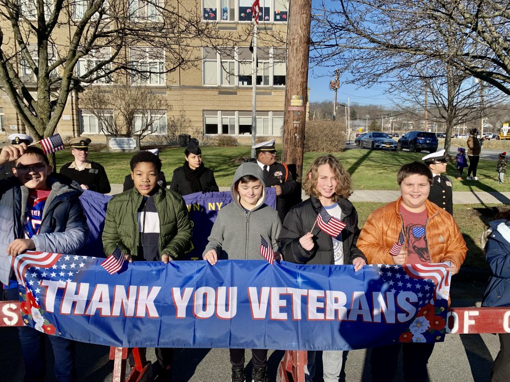 CJH 6th graders sing for Wreaths Across America Goshen Central School