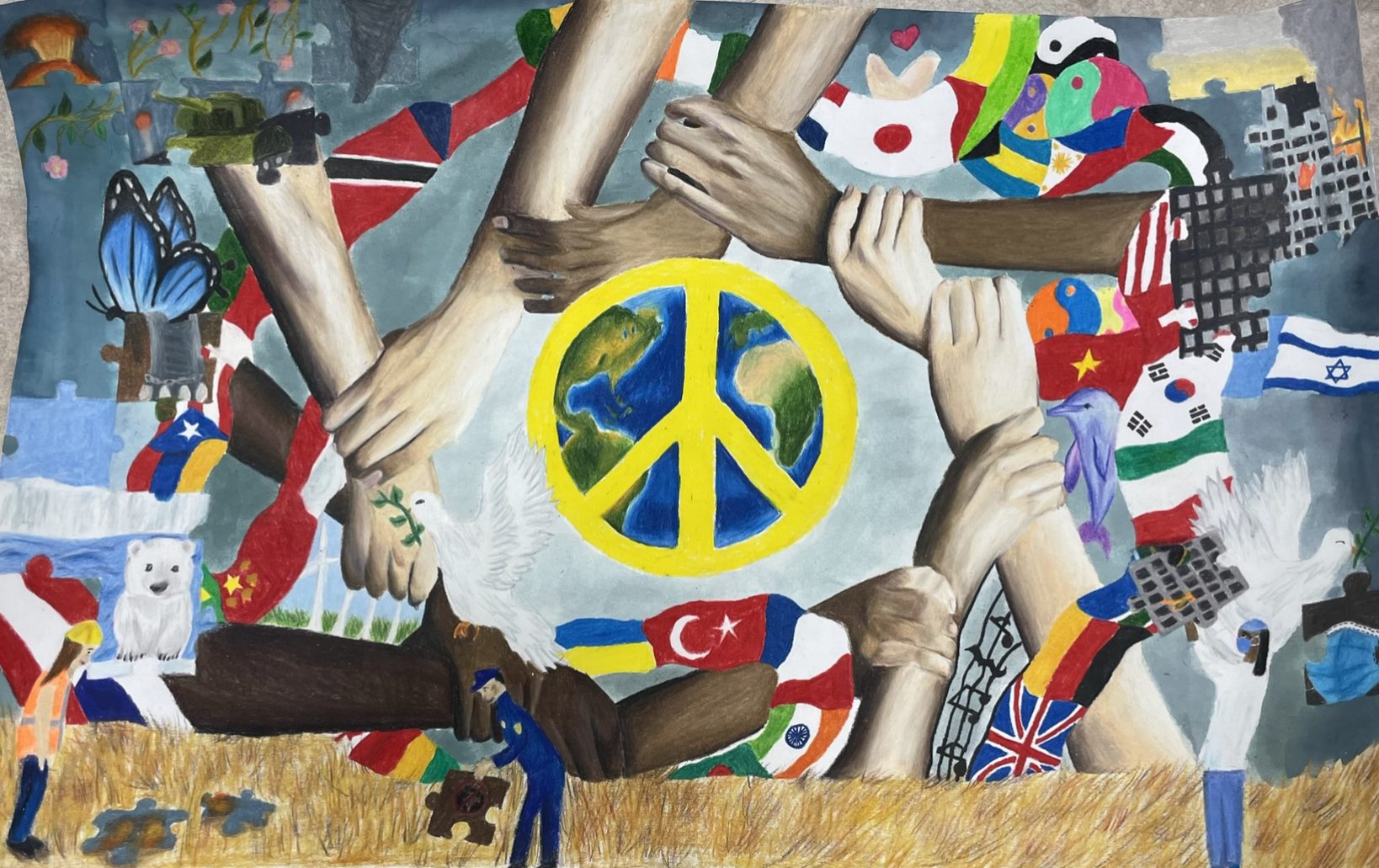 CJH student wins regional Peace Poster Contest, up for state level