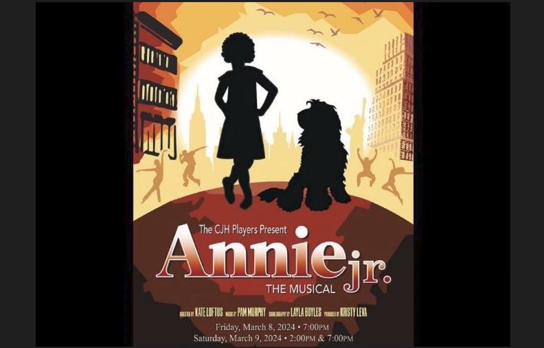 CJH “Annie Jr.” tickets on sale now for 3/8-3/9