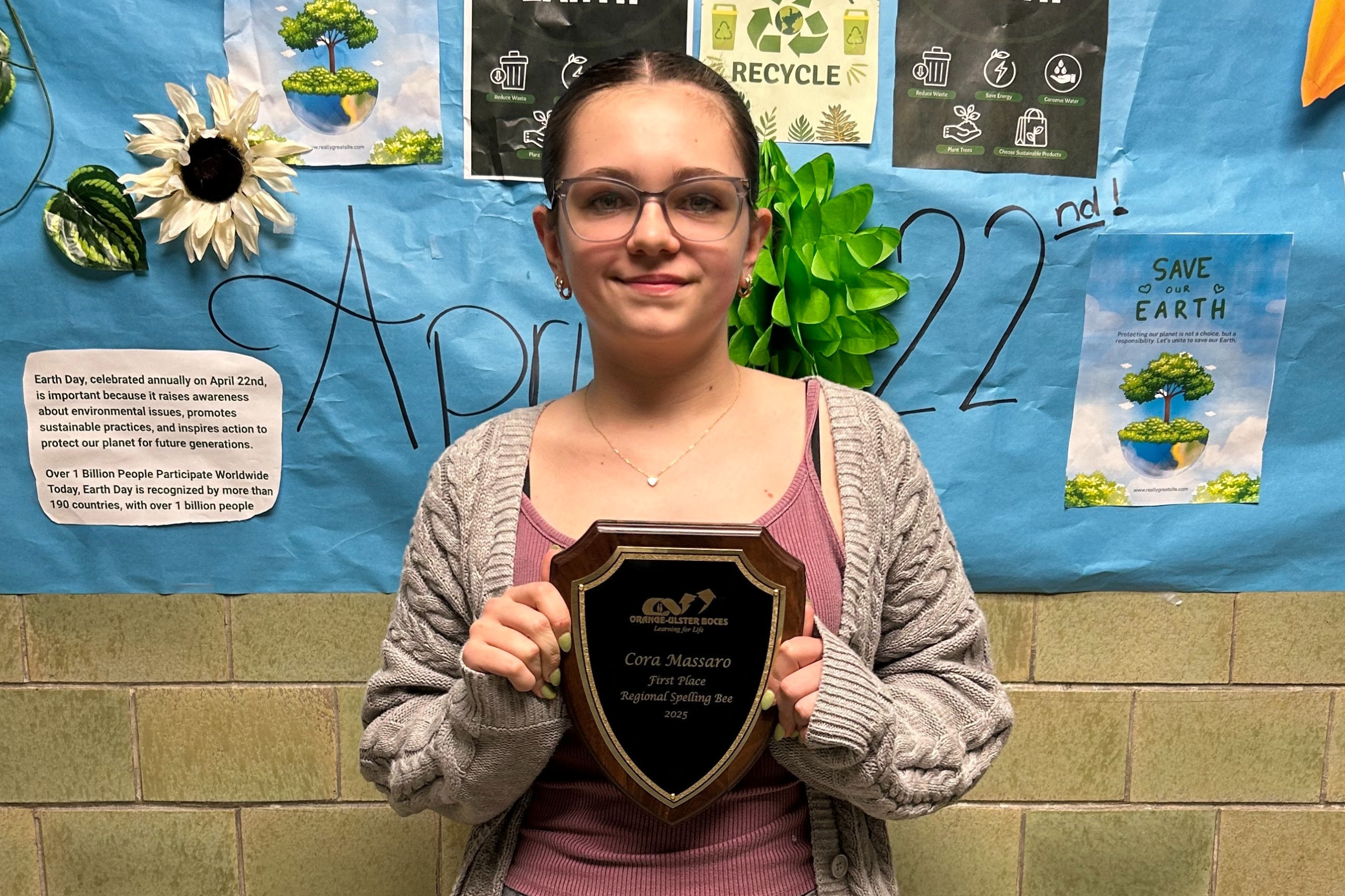 Cora Massaro reflects on her experience at the Scripps National Spelling Bee
