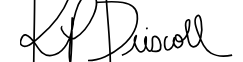 Kristin Driscoll, Principal of Scotchtown Avenue Elementary School, signature