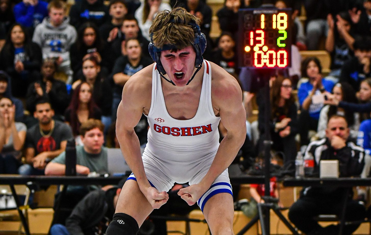 Gregory Schaefer Wins Section 9; Goshen Wrestling Sends Two to States