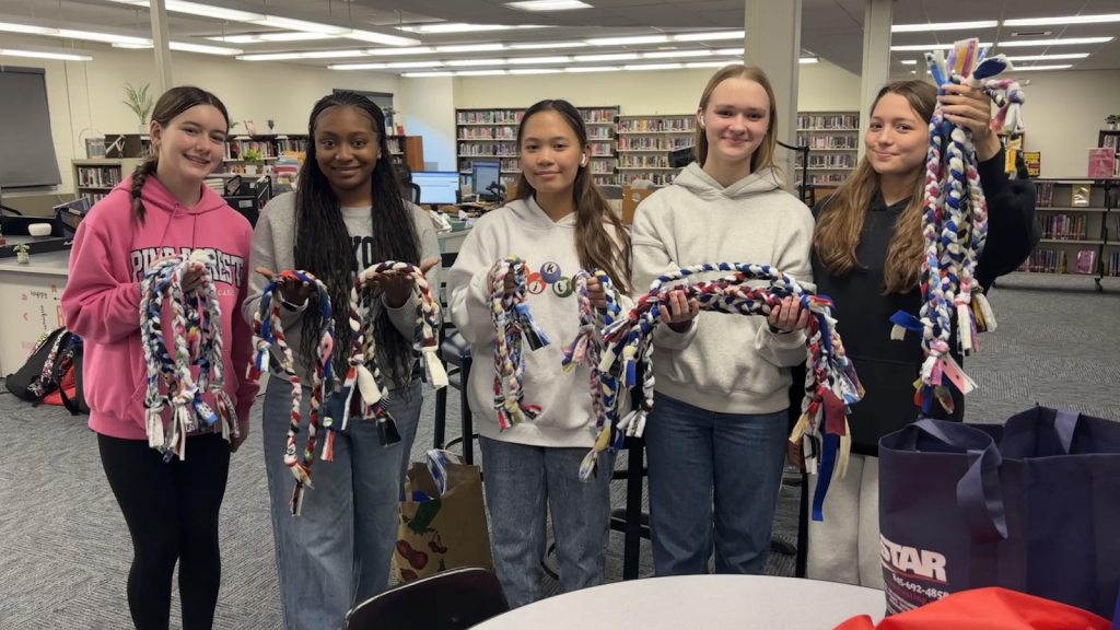 Julia Wilson, Kyla Cunningham, Amelia Arbizo, Emily Langlitz, Bella Barbee 
