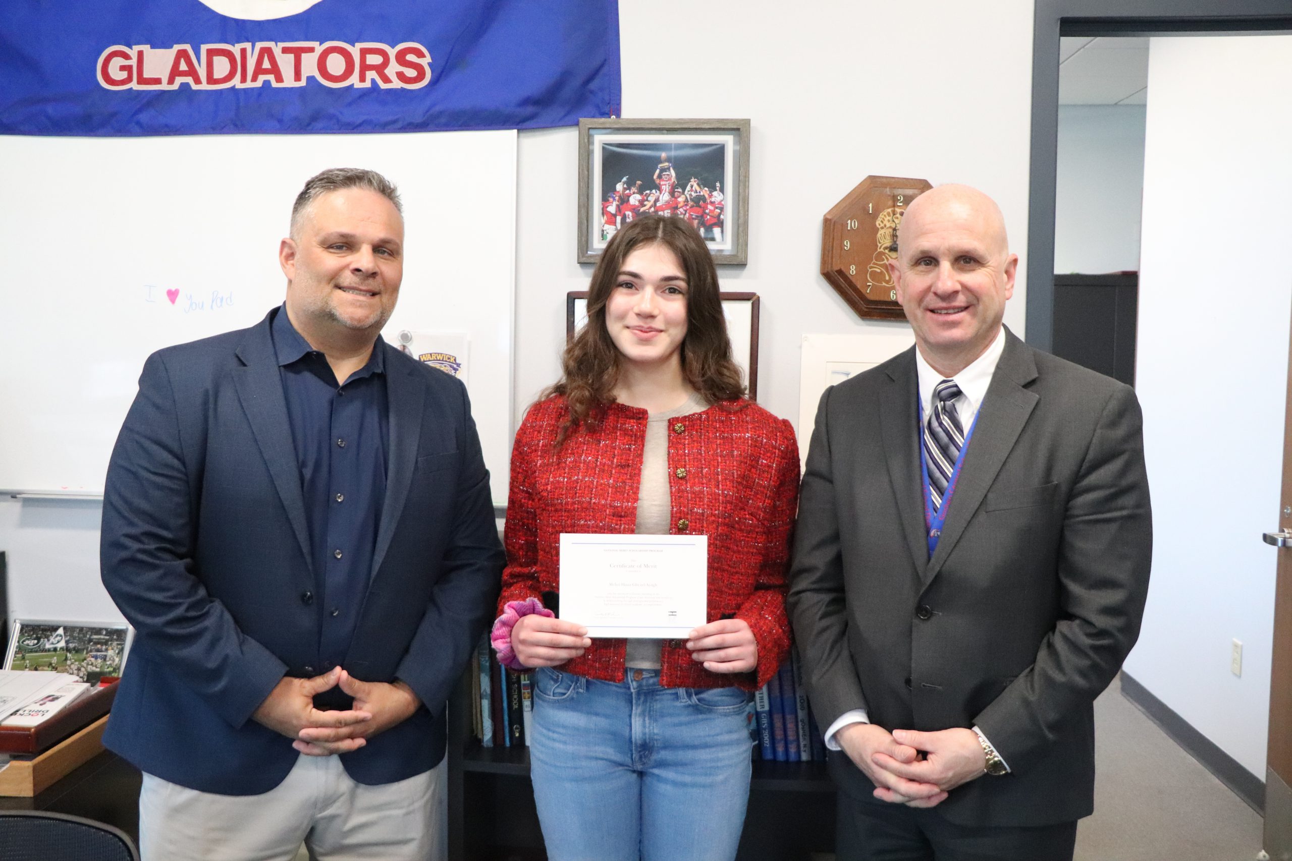 Orchestra students performing at a mall