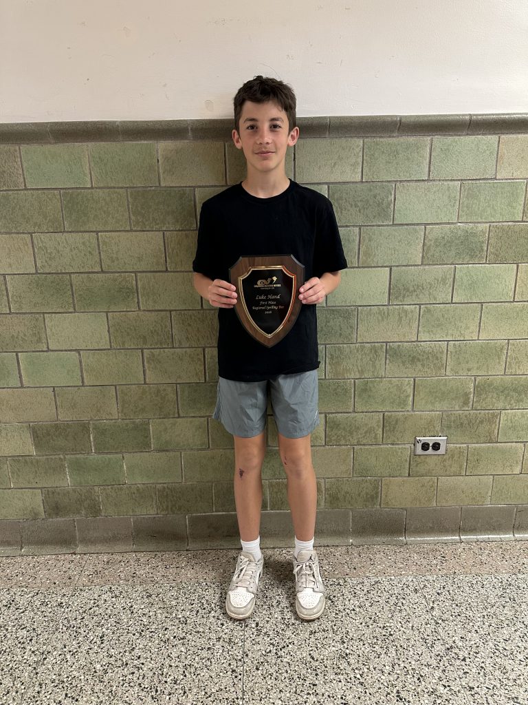 Spelling bee winner Luke