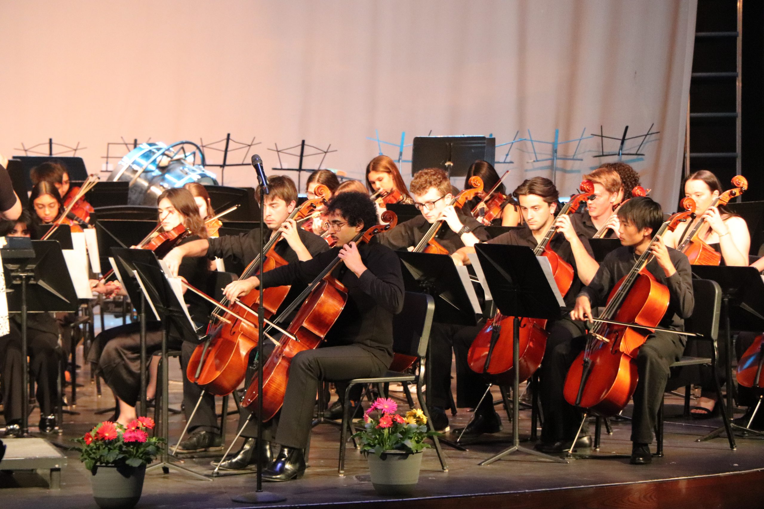 Group of students holding instruments