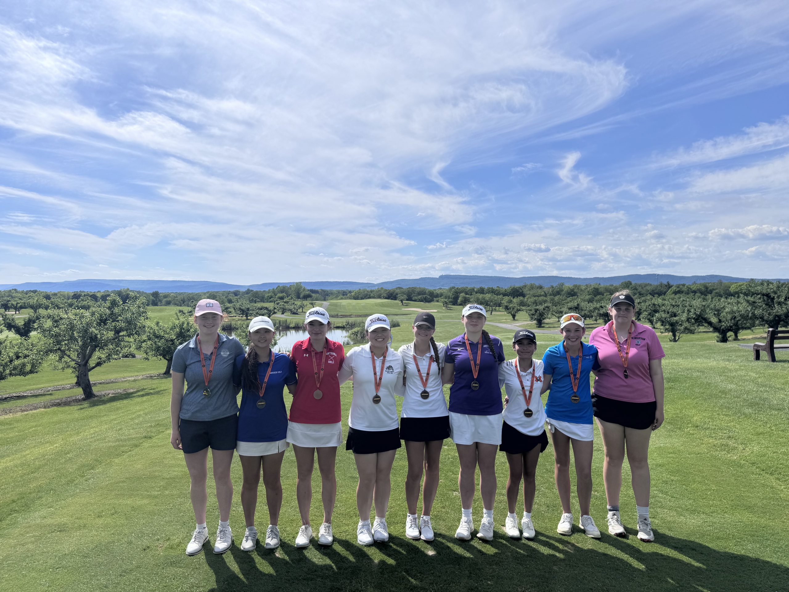 Varsity Girls Golf Team Places at Section IX Tournament