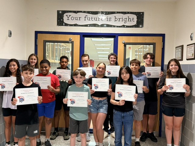 C.J. Hooker Students of the Month – May 2026